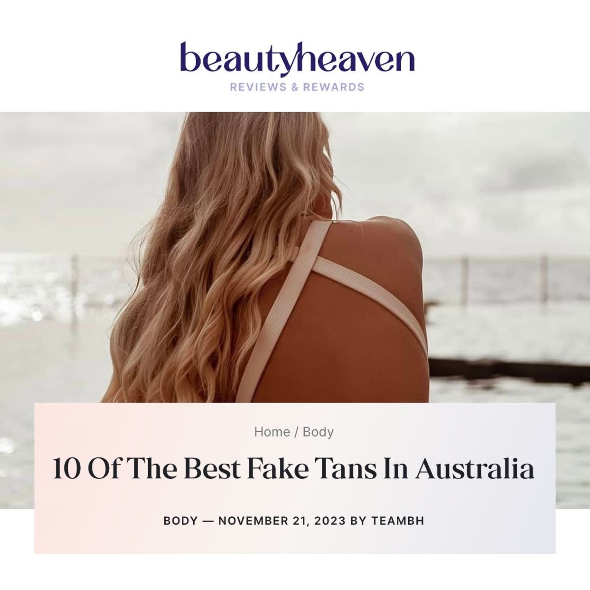 10 Of The Best Fake Tans In Australia - Sontse.