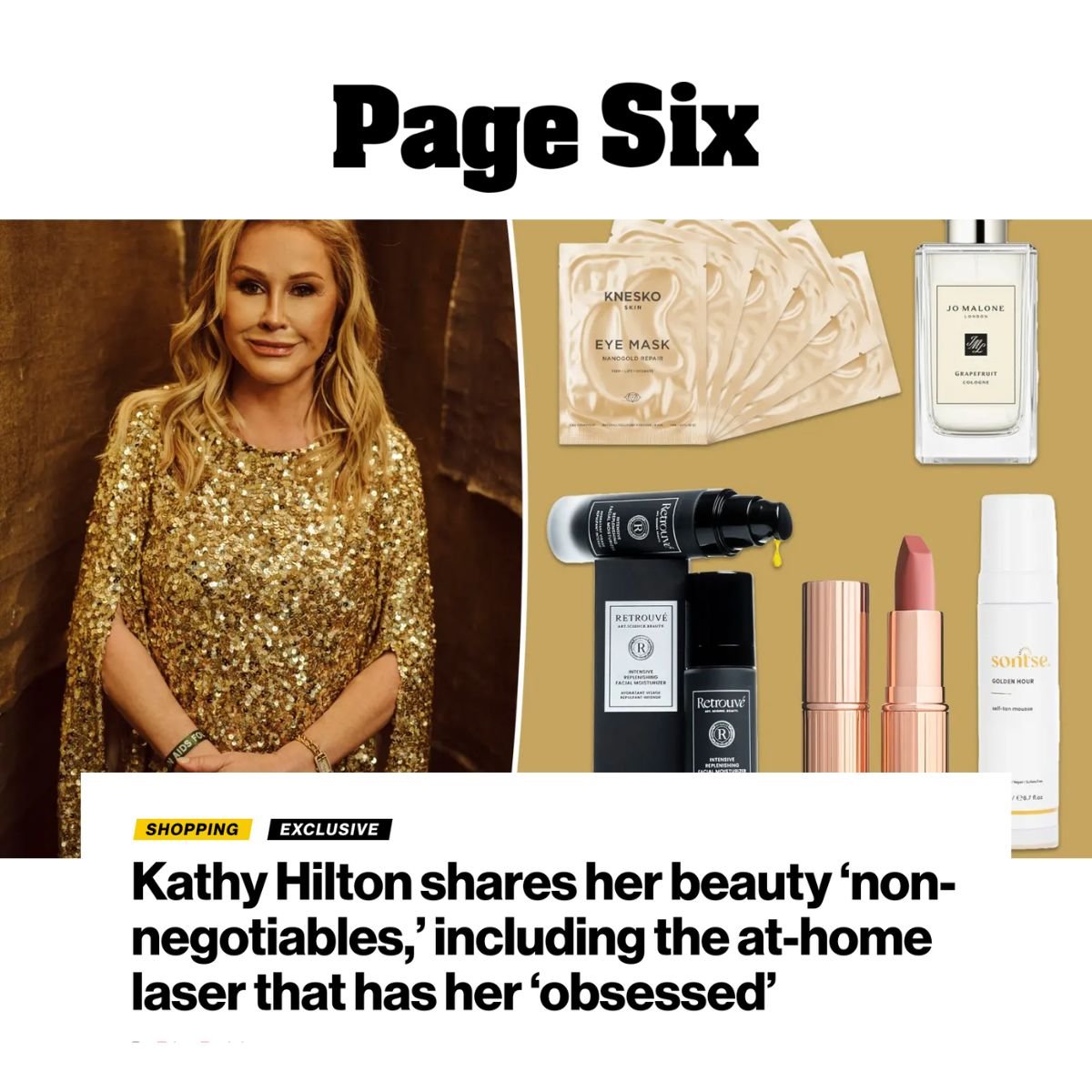 Kathy Hilton shares her beauty ‘non-negotiables,’ including the at-home laser that has her ‘obsessed’ - Sontse.