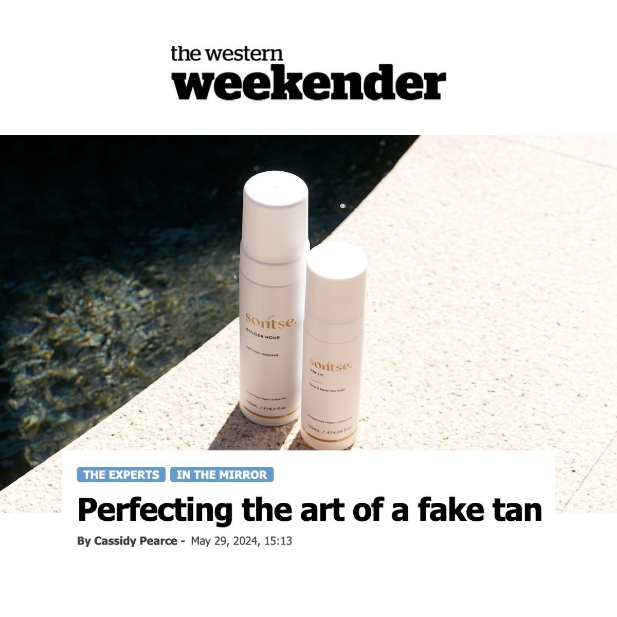 Perfecting the art of a fake tan - Sontse.