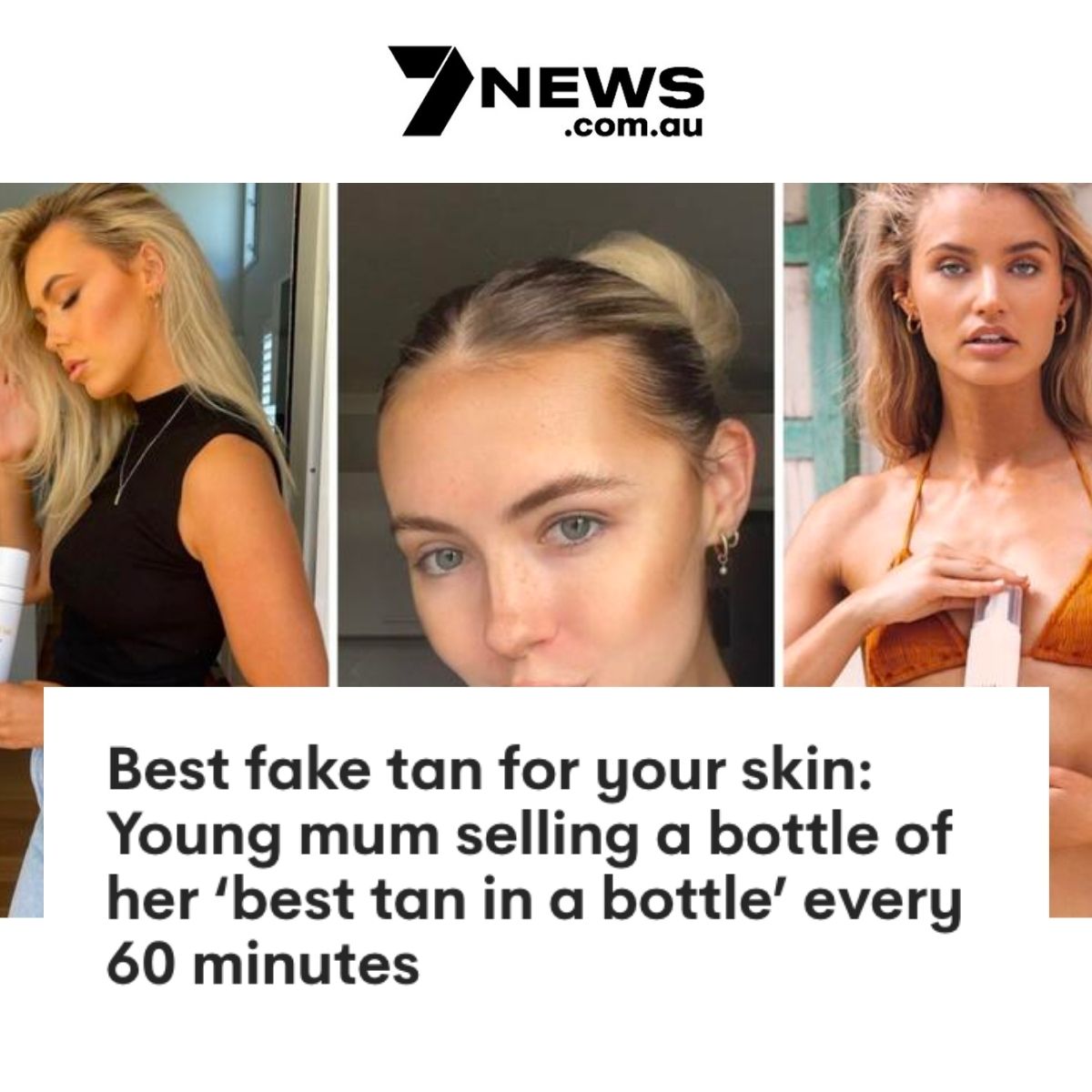 Best fake tan for your skin: Young mum selling a bottle of her ‘best tan in a bottle’ every 60 minutes