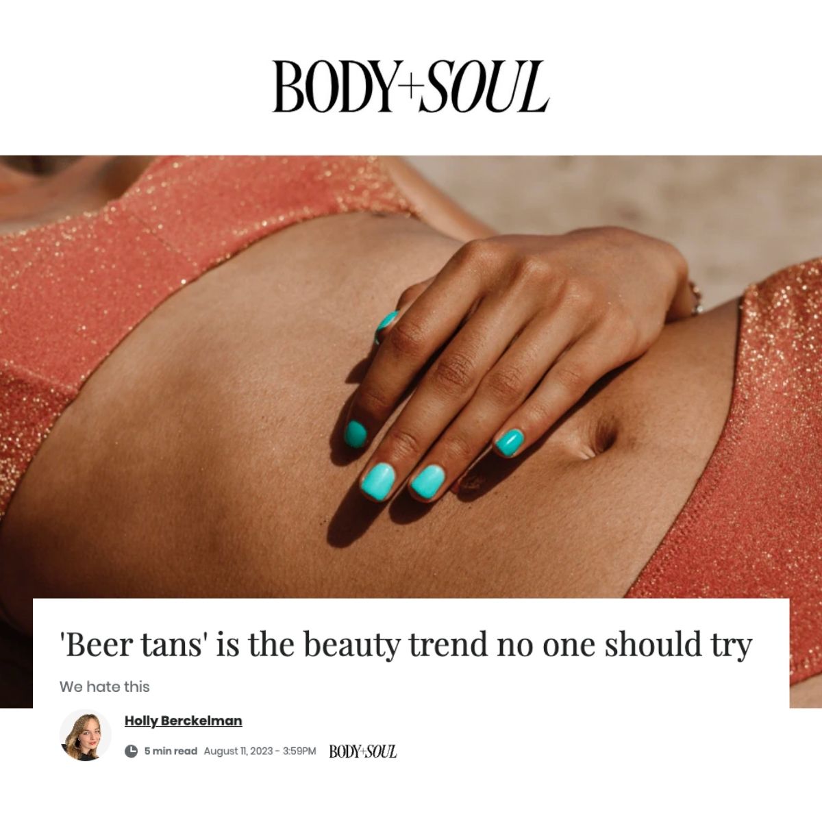 'Beer tans' is the beauty trend no one should try - Sontse.