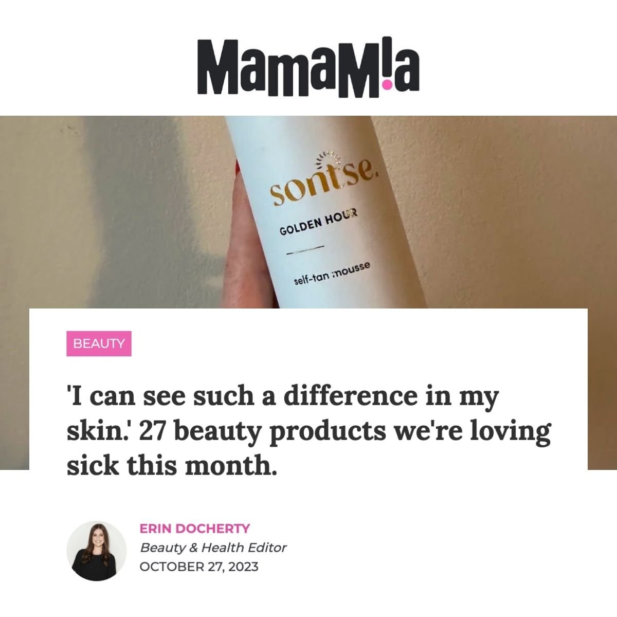 'I can see such a difference in my skin.' 27 beauty products we're loving sick this month. - Sontse.