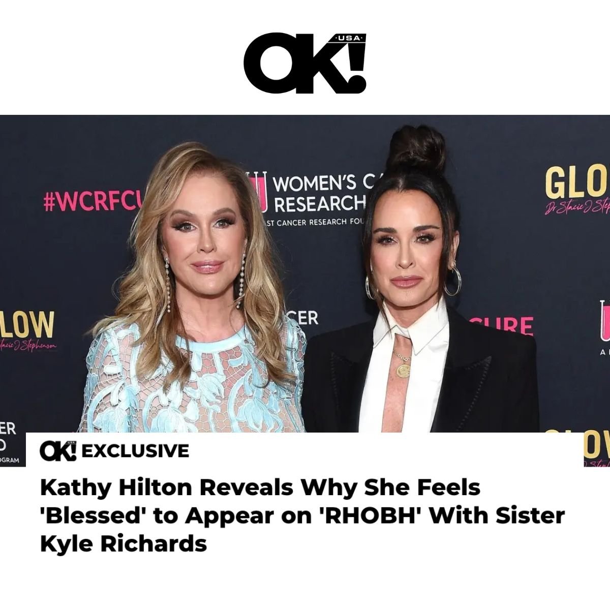 Kathy Hilton Reveals Why She Feels 'Blessed' to Appear on 'RHOBH' With Sister Kyle Richards - Sontse.