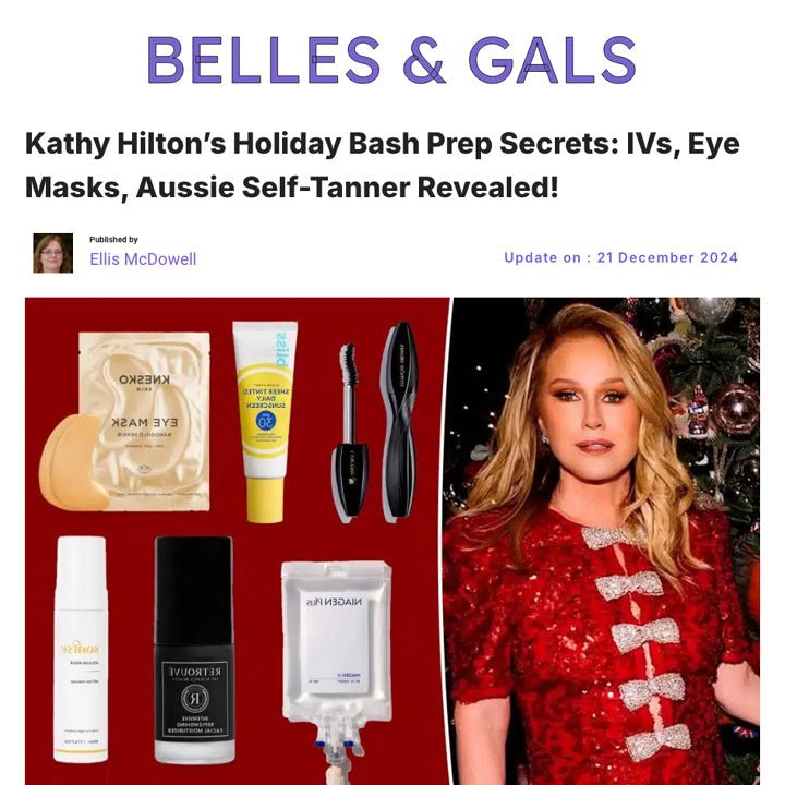 Kathy Hilton’s Holiday Bash Prep Secrets: IVs, Eye Masks, Aussie Self-Tanner Revealed! - Sontse.