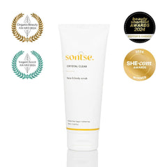 Crystal Clear Face & Body Scrub - Sontse. - best fake tan